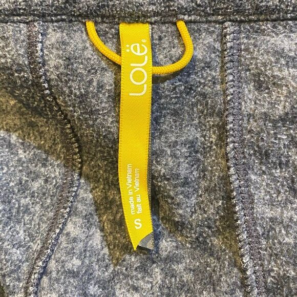 Lole Women's Long Sleeve Zip Up Fleece Jacket Gray Size Small - Picture 10 of 12